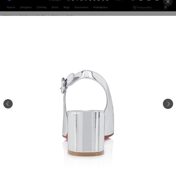 Christian Louboutin So Jane Sling sz 37 - Picture 7 of 7